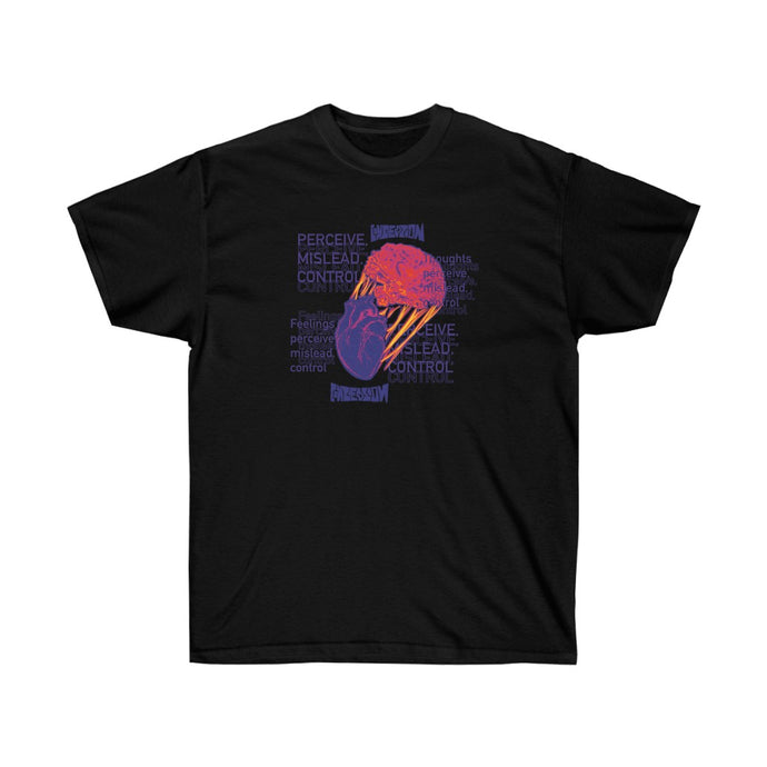 Heart and brain Tee - conseptionclothing